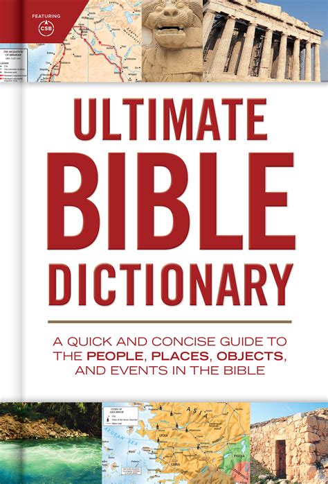 BIBLE DICTIONARY .